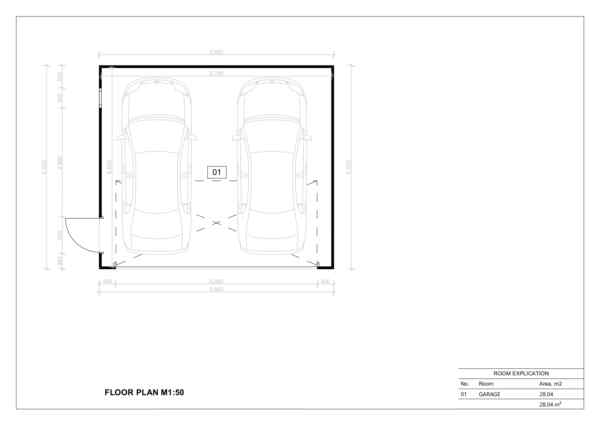 double-garage-kit-109-plan