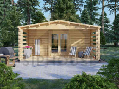 residential log cabin s74