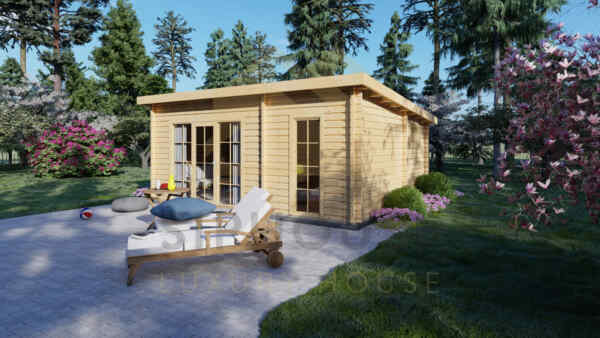 residential log cabin s74