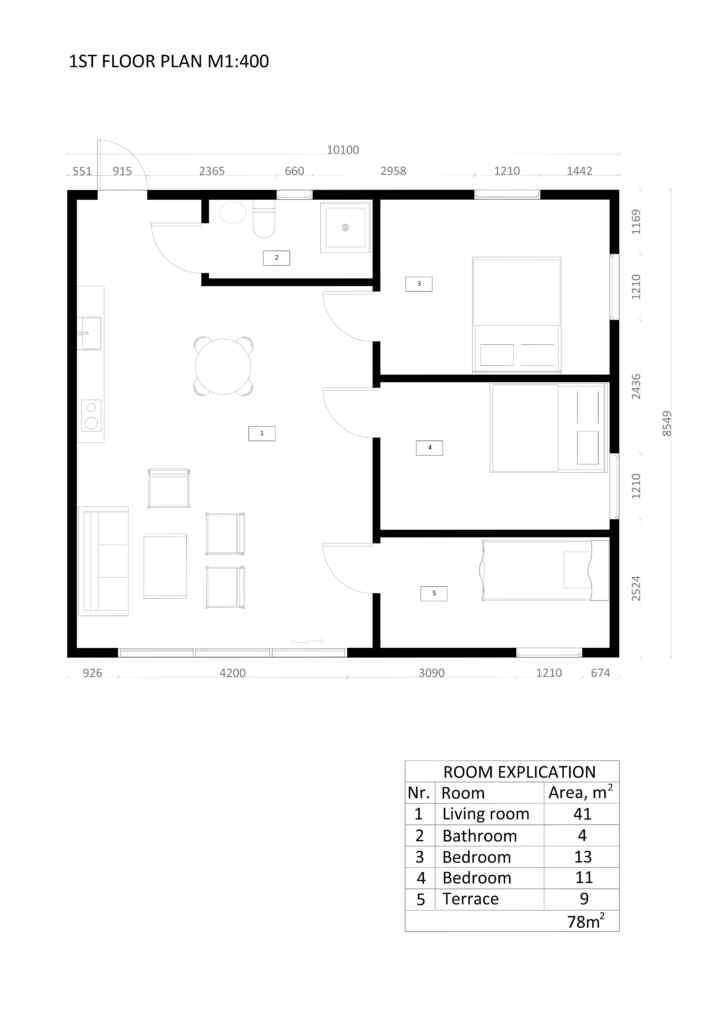 SIP House Warsaw, 78 m² siphouse