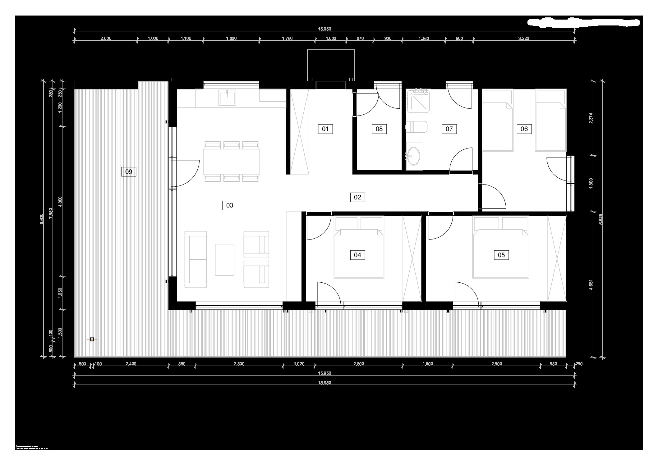 SIP Large Summer House Claudius, 80 m²