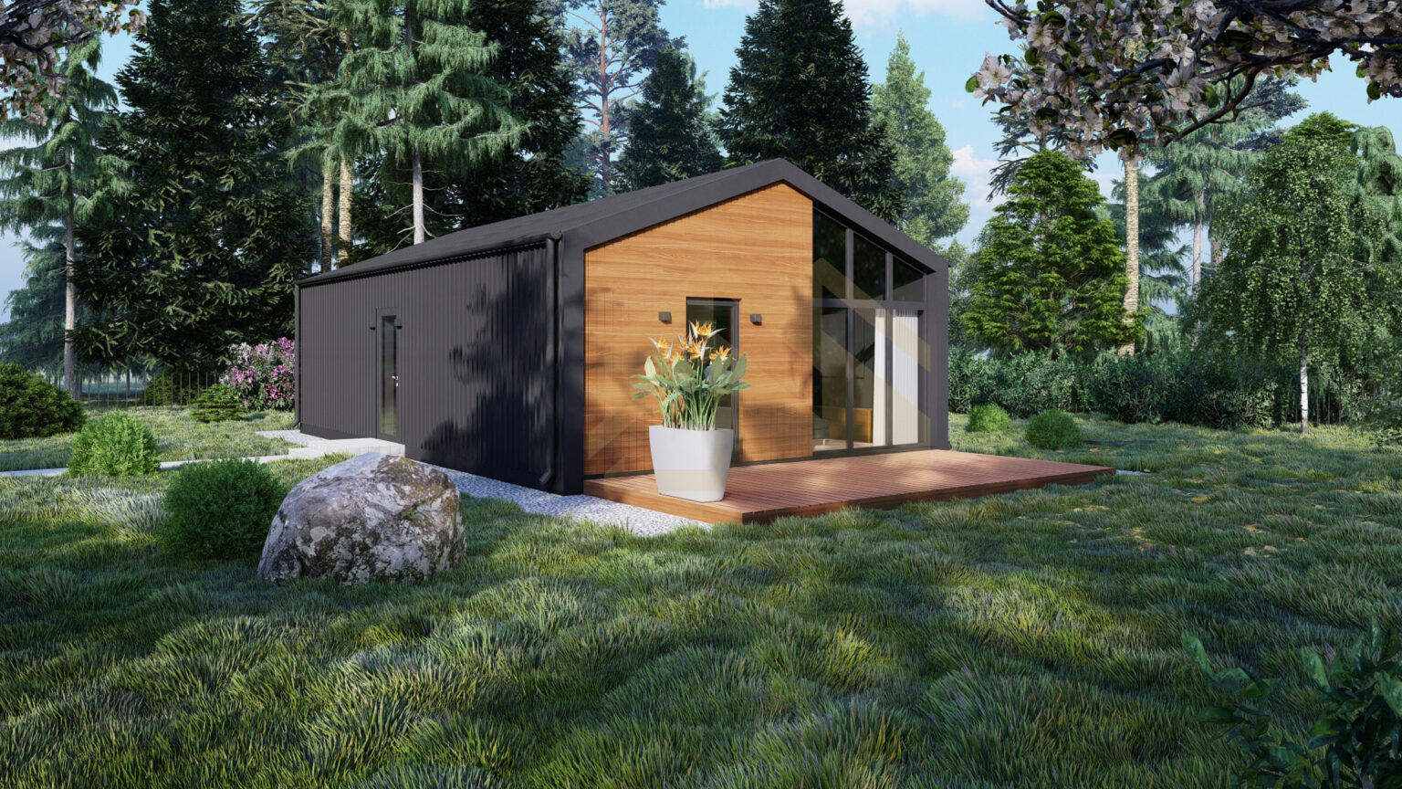 Insulated Summer House Nerva, 60 m² siphouse