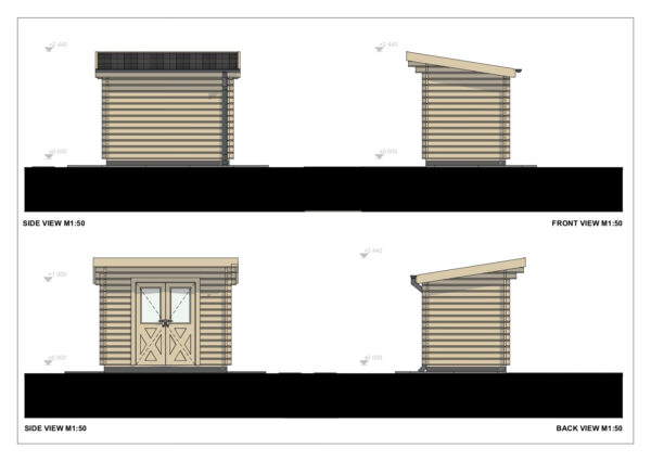 wooden garden storage aldi 28mm facade