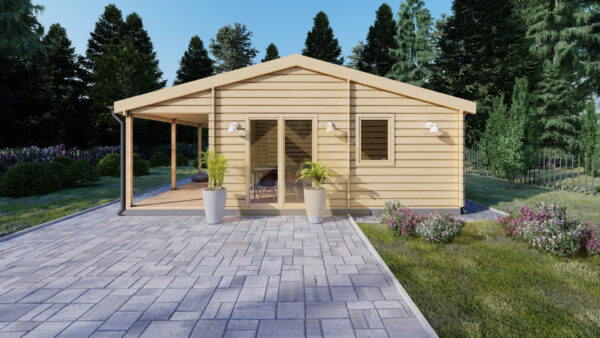 log cabin with terrace houston 02