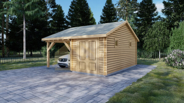 single carport with shed togiak 03