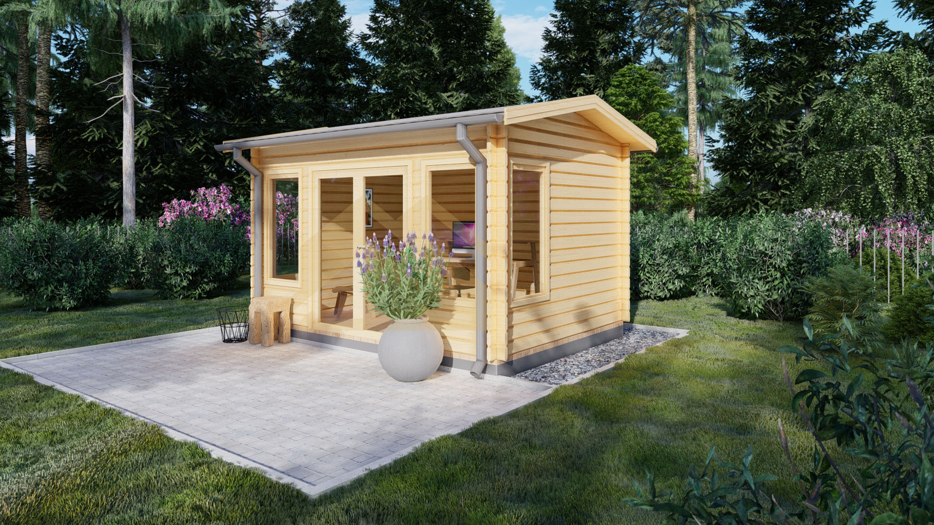 wooden office poolhouse 44mm 03