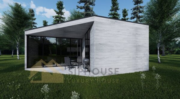Corner SIP House Manchester, 56 m²