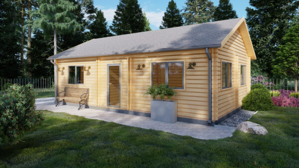 Wooden Summer House Marteen 44mm, 53 M²