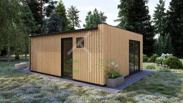 Granny Annexe Olivier (34 mm + cladding), 30m²
