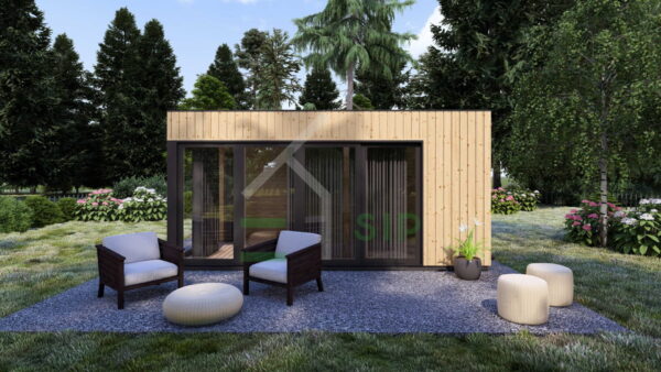 Granny Annexe Olivier (34 mm + cladding), 30m²