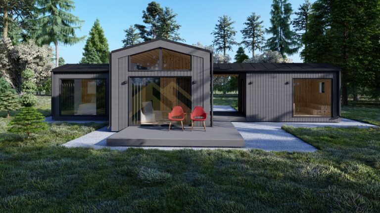 Insulated Granny Annex With Sauna Romulus, 46 m²