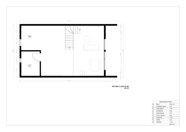 SIP House Kit Cross, 6×11, 80 M²