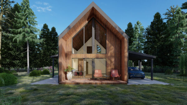 SIP House Kit Cross, 6×11, 80 M²