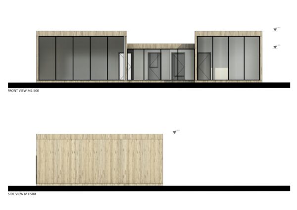 Timber Frame House Geneva, 119 m²