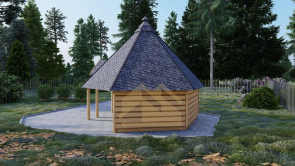 BBQ Hut Alaska 44mm, 3.8×3.8, 14M²