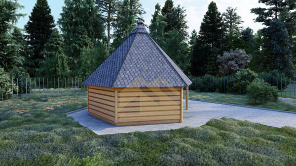 BBQ Hut Alaska 44mm, 3.8×3.8, 14M²