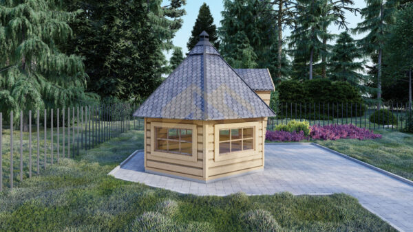 BBQ Hut Alaska 44mm, 2.3×2.7, 6M²