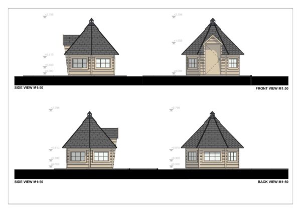 BBQ Hut Alaska 44mm, 2.3×2.7, 6M²