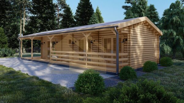 Log Cabin Lena, 44mm, 53m²