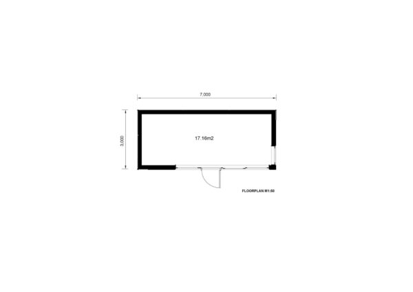 Modular House Henk, 21m²