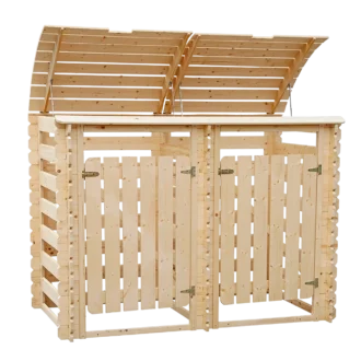 Double waste container cover SH617 – 97 x 180 cm – 1 m2