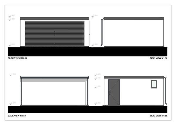 Double Garage Kit Seaton, 28 m²