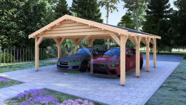 Double Carport Sjoerd, 6×6 m