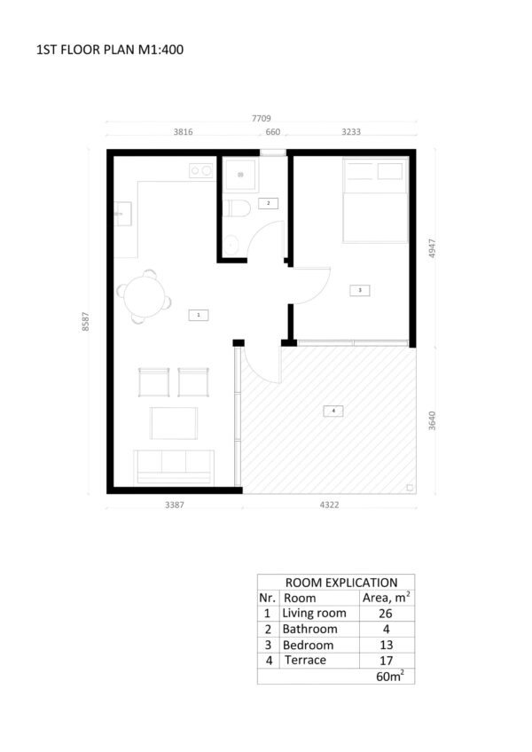 Granny Annexe Liverpool, 60 m²