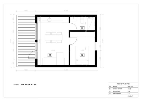 Granny Annexe Manila, 29 m²