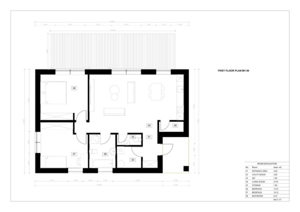 SIP Insulated House Arcadia, 93m²