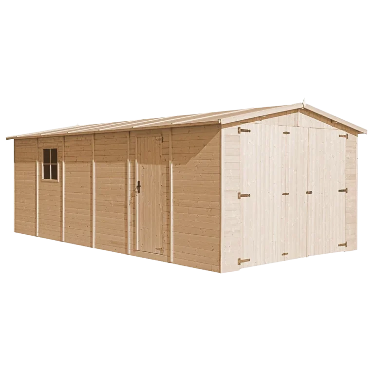 Wooden garage SH503- 591 x 303 cm – 18 m2