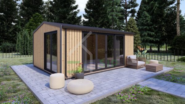 Wooden house Arjen (34 mm + cladding), 20m²