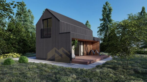 Prefabricated House Thor (SIP Insulated) 62m²