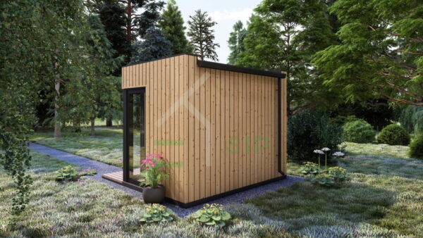 Wooden Garden Room Evi (Insulated, 34 mm + cladding), 6m²