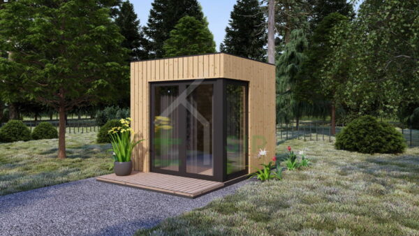 Wooden Garden Room Lot (Insulated 34 mm + cladding), 4m²
