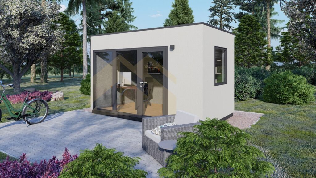 Sip Room Example Insulated SIP Garden Room Jamaica, 10 m² - siphouse