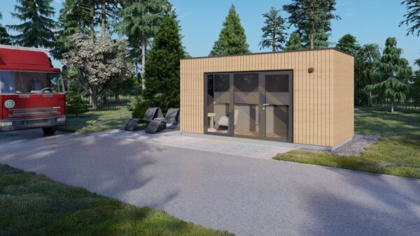 Insulated SIP Mobile Office Furth, 11 m²
