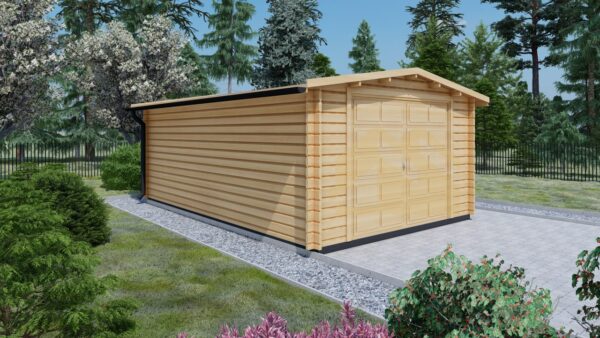 Log Cabin Garage Alesund, 24 m²