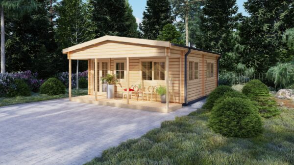 Log Cabin House 44mm Cassander, 32 M²