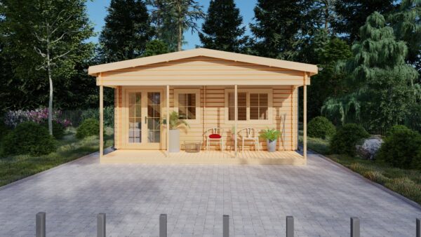 Log Cabin House 44mm Cassander, 32 M²