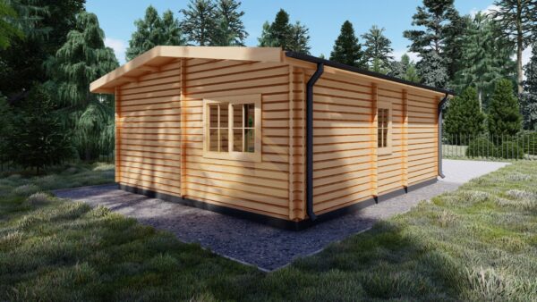 Log Cabin Office Caesarius, 37 M²