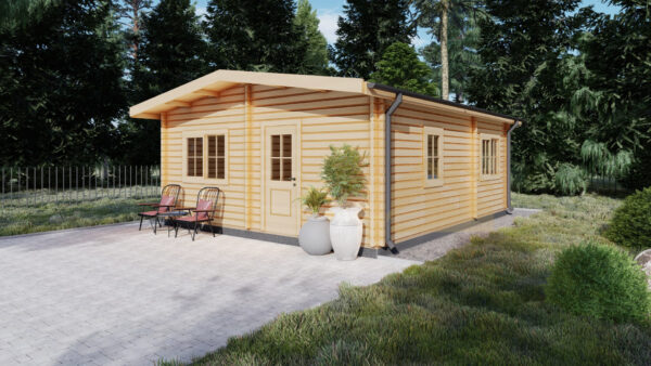 Log Cabin Office Caesarius, 37 M²