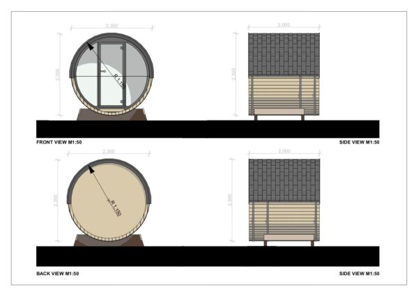 Outdoor Barrel Warrington, 2.3×2.0