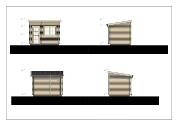 Outdoor Sauna Derby 7 m²