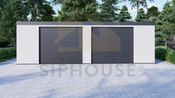 Double Prefab Garage Helstonas, 38 m²