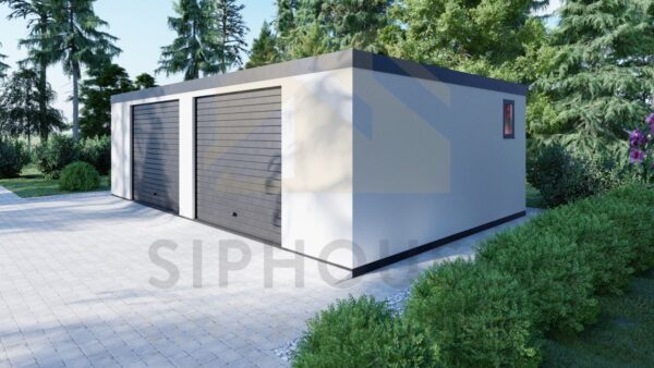 Double Prefab Garage Helstonas, 38 m²