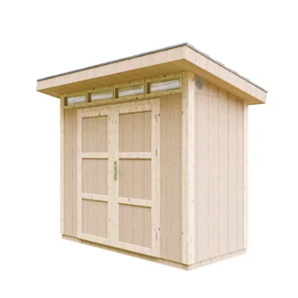 Luxury wooden garden shed SH581 – 118 x 250 cm – 3 m2