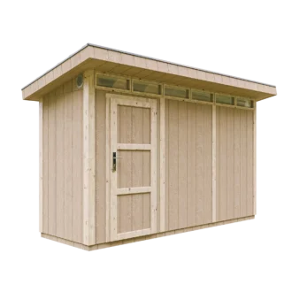Luxury wooden tool shed SH584 – 118 x 368 cm – 4 m2