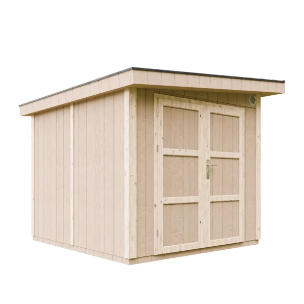 Luxury wooden tool shed without floor SH589 – 236 x 250 cm – 6 m2
