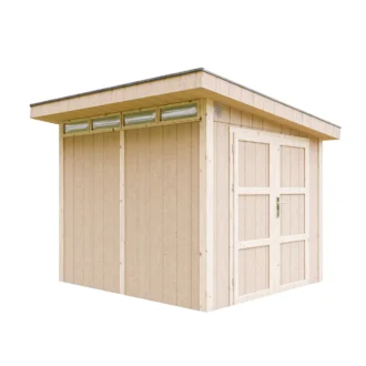 Luxury wooden tool shed without floor SH588 – 236 x 250 cm – 6 m2